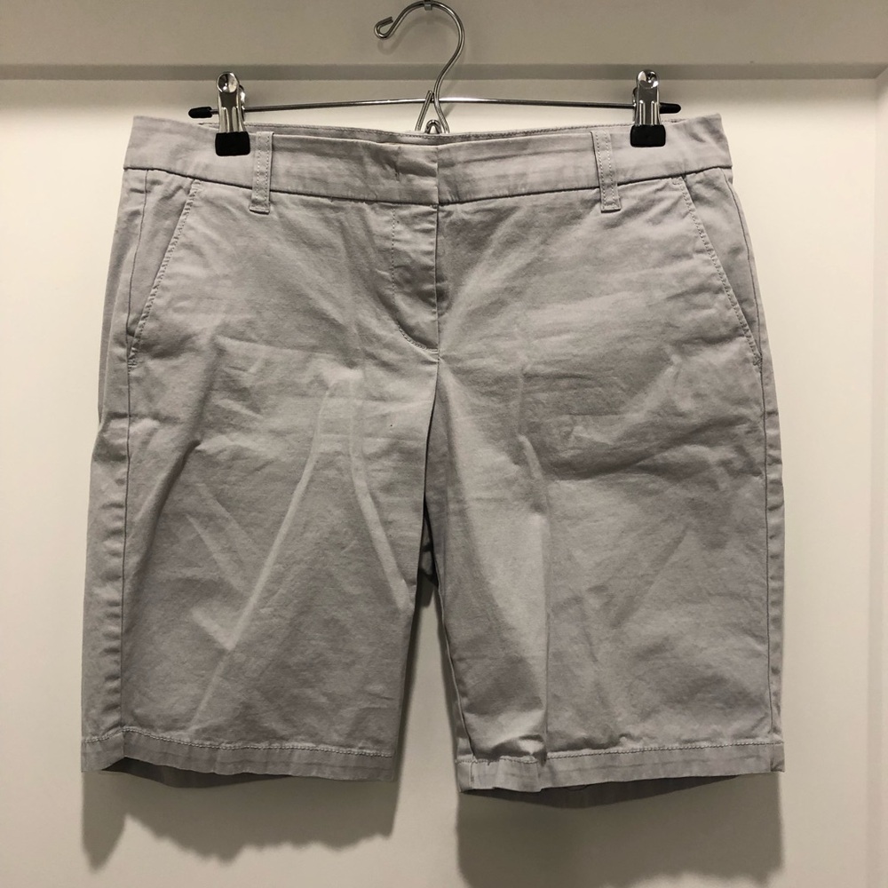 J. Crew Gray Bermudas with Dressy-Casual Appeal